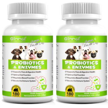 Oimmal Probiotics & Enzymes Supplement for Dogs - 2 Packs