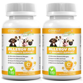 Oimmal Allergy Aid & Immunity Supplement for Dogs - 2 Packs