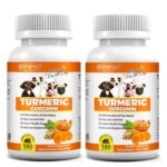 Oimmal Turmeric Curcumin Supplement for Dogs - 2 Packs