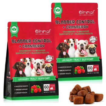 Oimmal Bladder Control Soft Chews for Dogs - 2 Packs