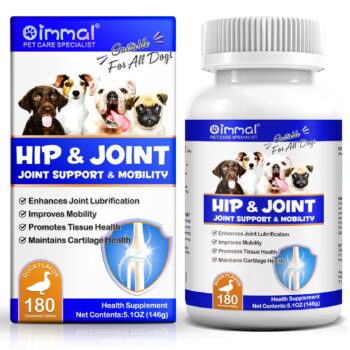Oimmal Hip & Joint Supplement for Dogs / 180 Chewable Tablets / Duck Flavor