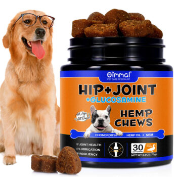 Oimmal® PetCare | Hip & Joint Soft Chews Glucosamine, Hemp & Turmeric
