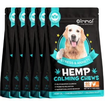 Oimmal Hemp Calming Chews - 60 Chews / Chicken Flavor - 5 Packs