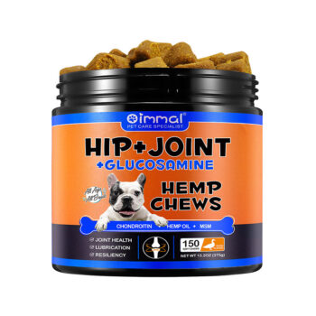 Oimmal Hip and Joint Supplement for Dogs - 150 Soft Chews